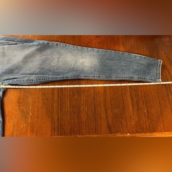 Rag & Bone 28 High Rise Skinny Ankle West Marin Classic Blue Denim Jeans - Picture 6 of 14